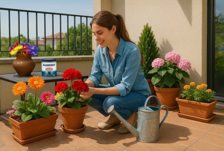 Bicarbonato di sodio per il tuo giardino