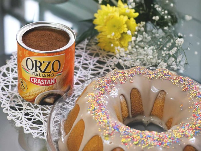 Ciambella di Pasqua con glassa all’orzo CRASTAN