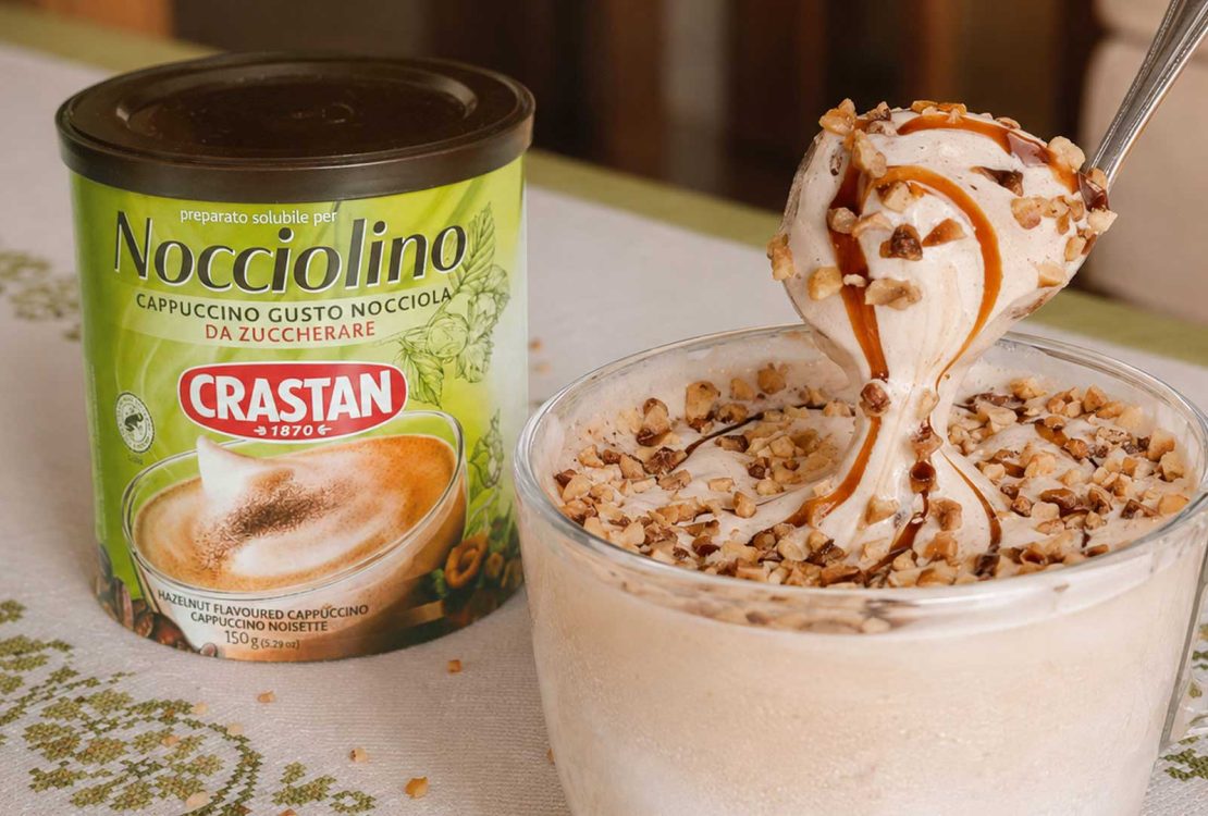 Gelato fatto in casa senza gelatiera con solubile Crastan