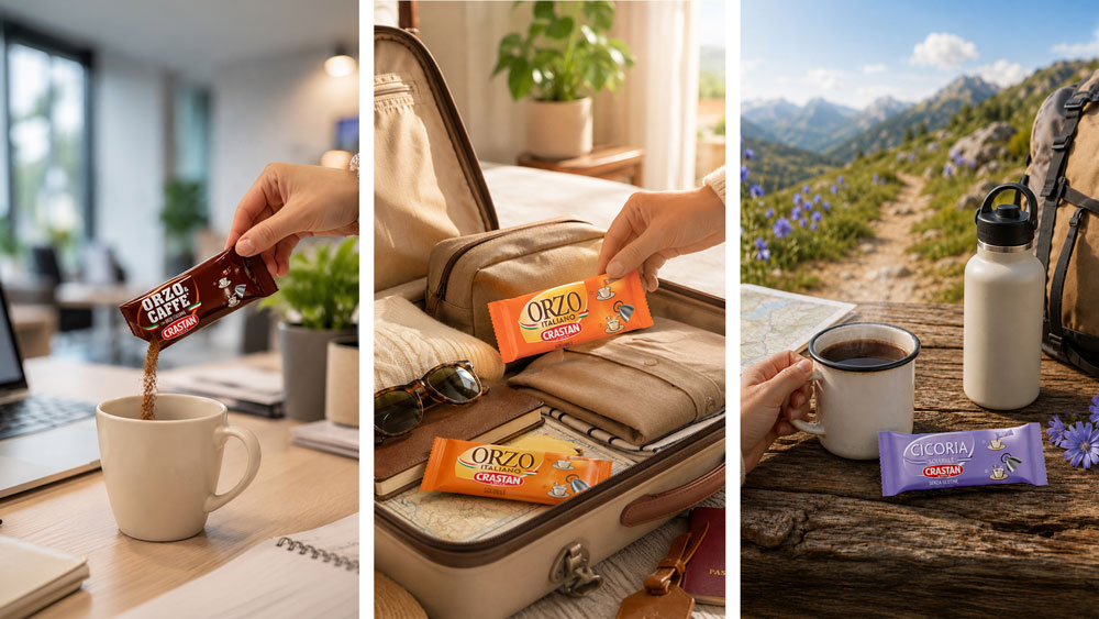Linea Monodose Crastan con Orzo Italiano, Orzo & Caffè e Cicoria